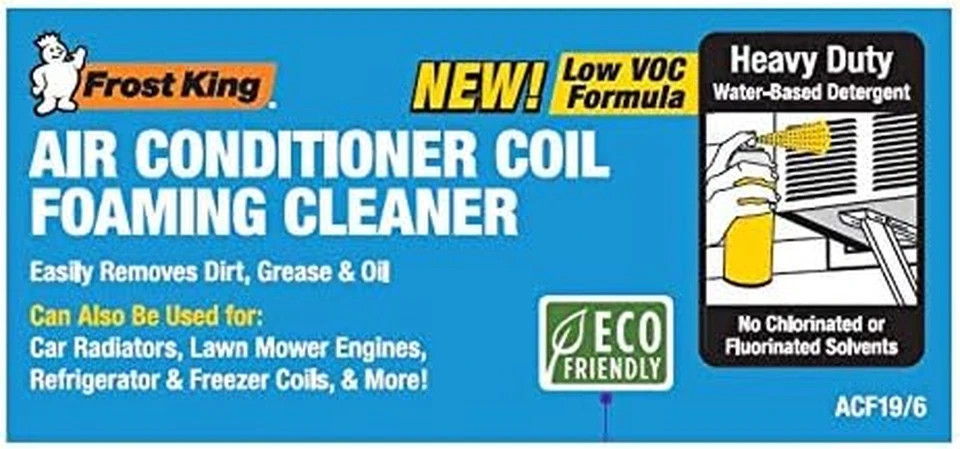AIR CONDITIONER CLEANER FOAMING SPRAYER AC-Safe Coil Condenser Clean Air Filters