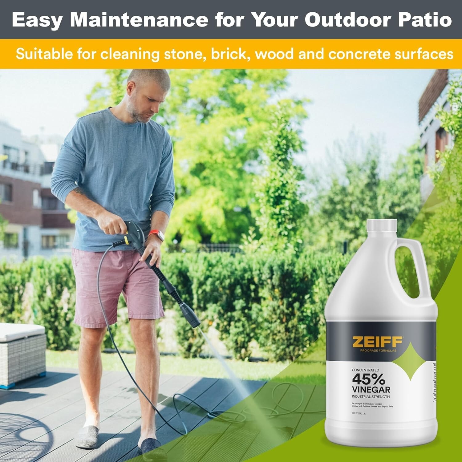 Industrial Strength 45% Concentrated Vinegar – Perfect for Heavy-Duty Cleaning