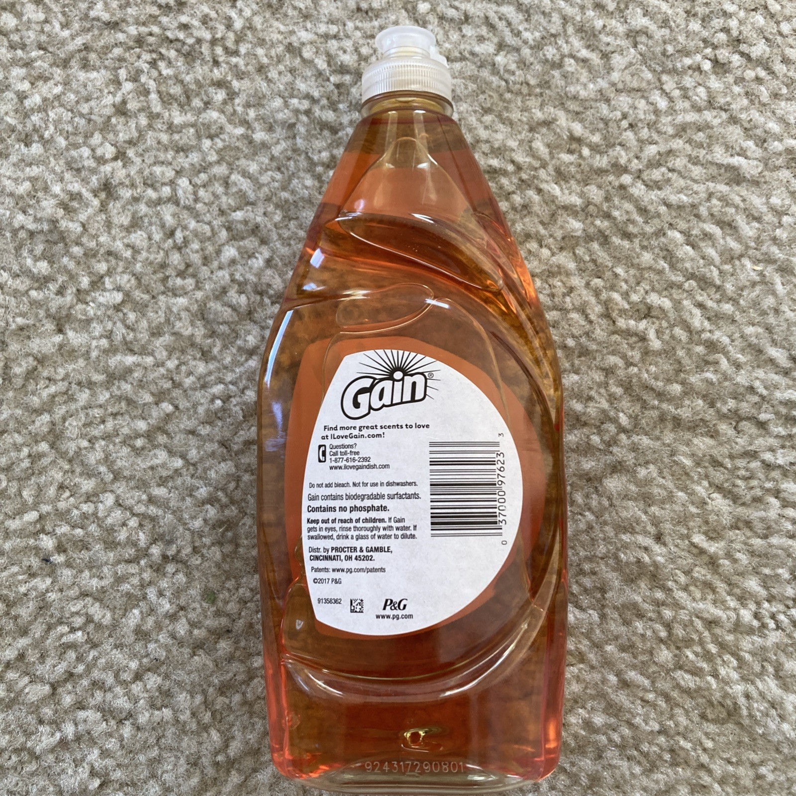 Gain Ultra Island Fresh Scent Dishwashing Liquid