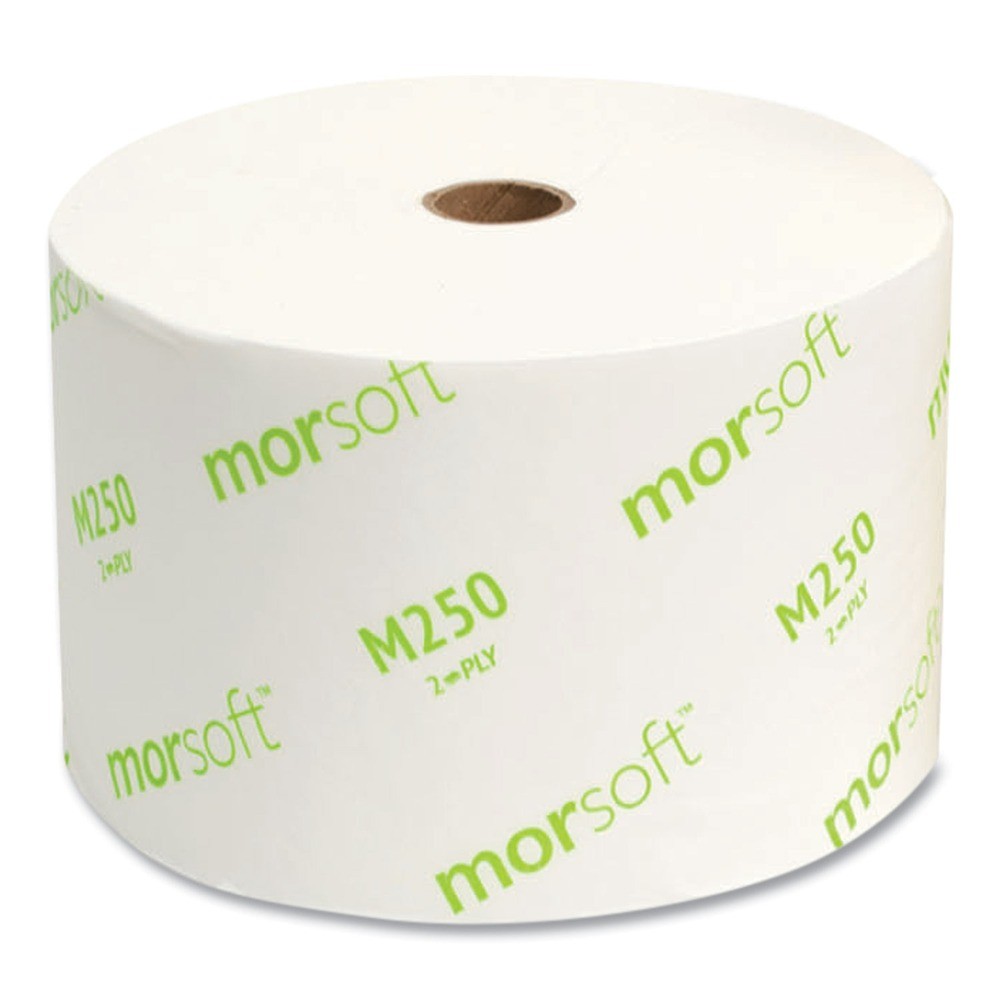 Morcon Paper M250 2-Ply Small Core Bath Tissue – White (1,250/RL, 24-RL/CT) New