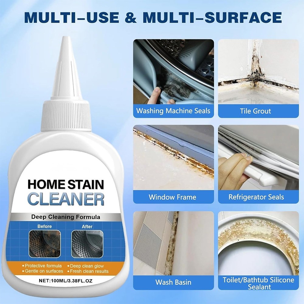 Home Stain Cleaner Gel, Washing Machine Seals, Fridge Rubber Wall Shower Stain