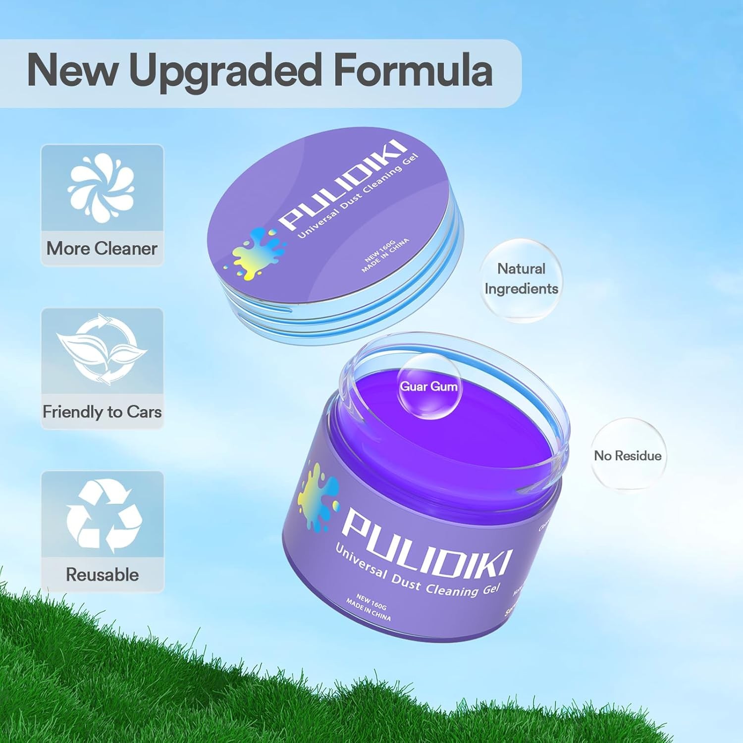 PULIDIKI Car Cleaning Gel Cleaning Putty Car Interior Cleaner Car Detailing Kit