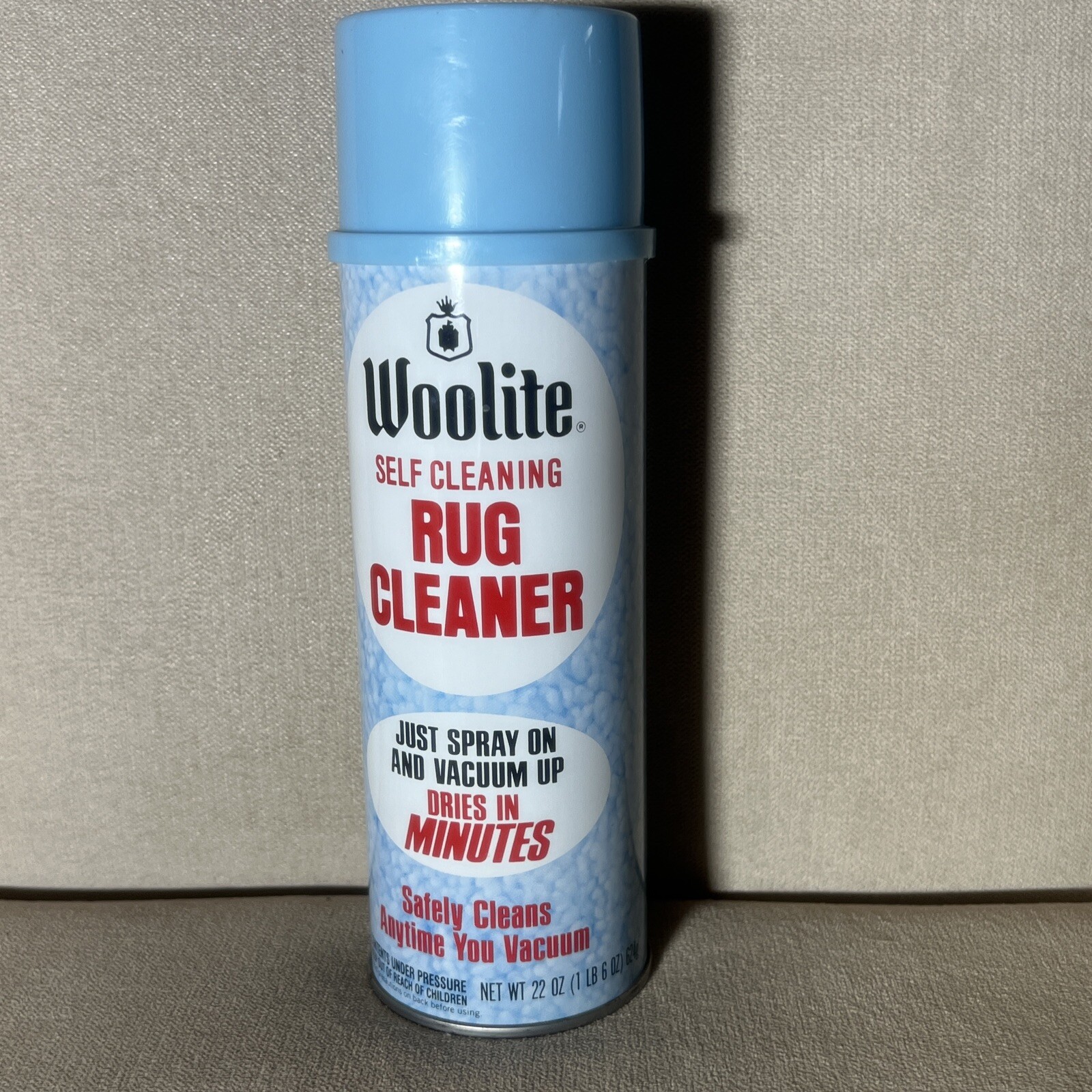 Vintage New Woolite Self Cleaning Rug Cleaner Carpet Care 22 oz Made in USA