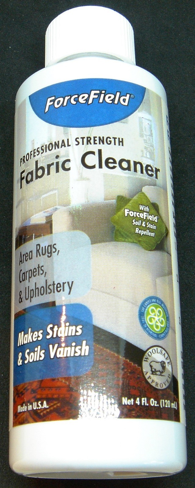 FORCEFIELD FABRIC CLEANER FLUID PROFESSIONAL STRENGTH 4oz.FREE FAST SHIPPING