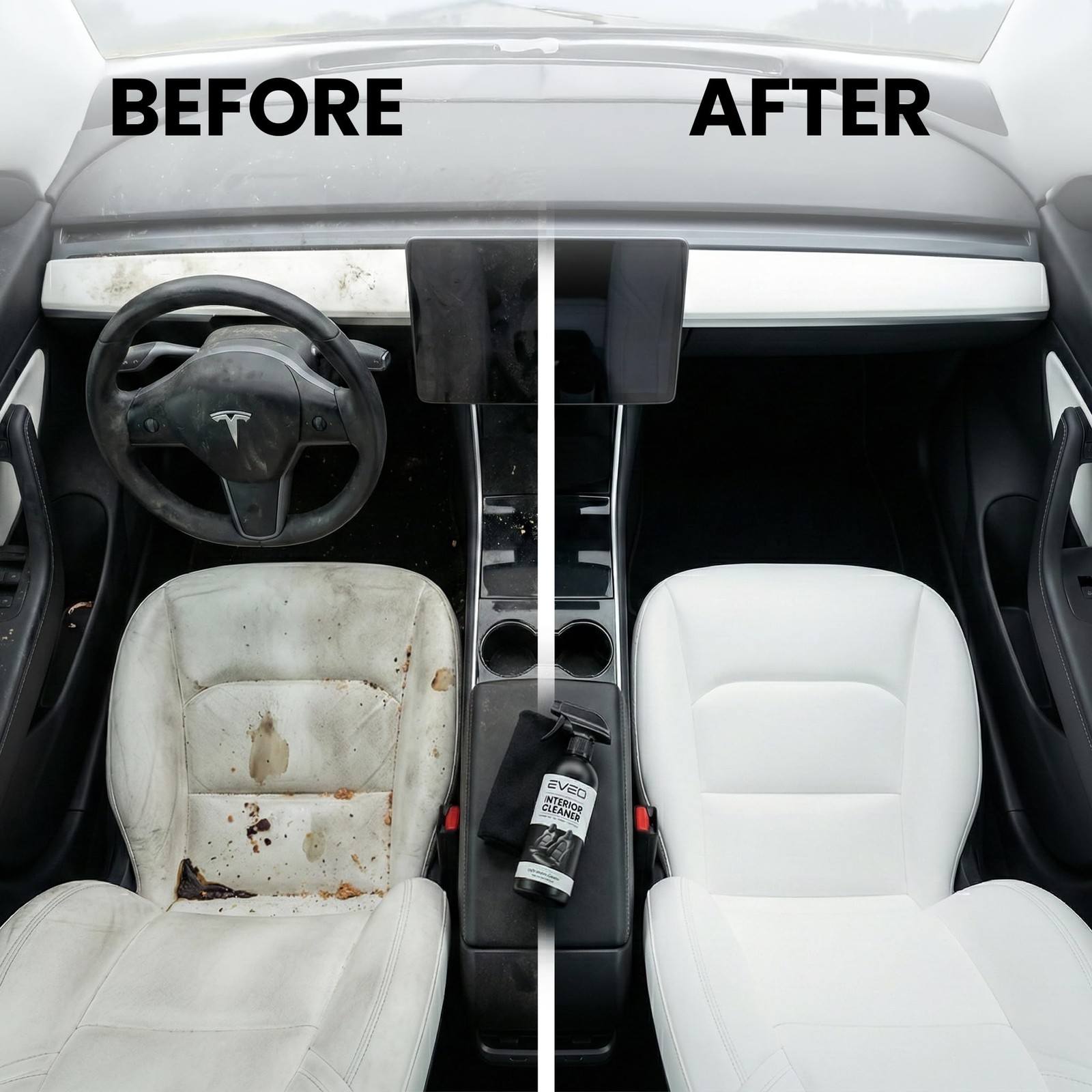 TESLA Interior Cleaner Kit – (16oz) Tesla Model Y Juniper Accessories & Tesla…