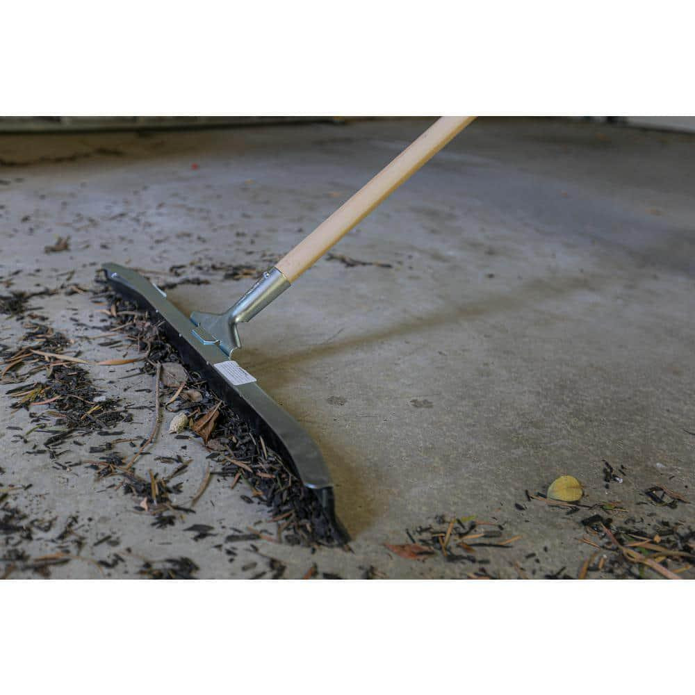 Ettore Floor Squeegee 24″ Industrial Curved Galvanized Steel Scraper Neoprene