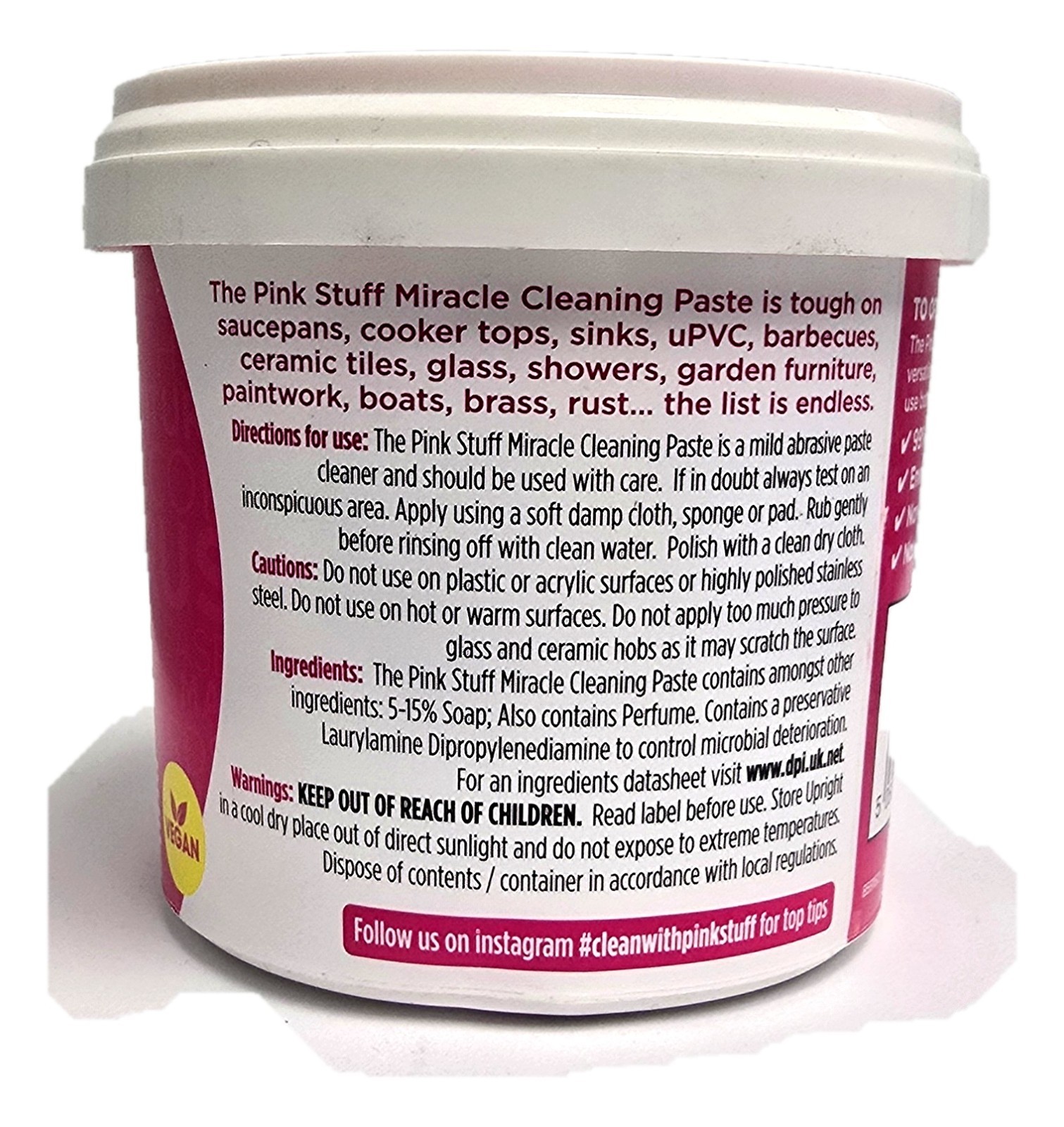 Stardrops The Pink Stuff Miracle Cleaning Paste All Purpose Vegan 17.6oz 500g