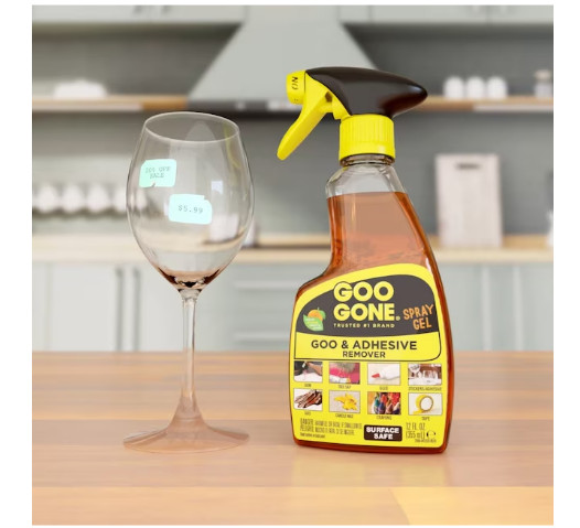 Goo Gone Sticky Adhesive Remover Spray Gel Orange Citrus 12 oz
