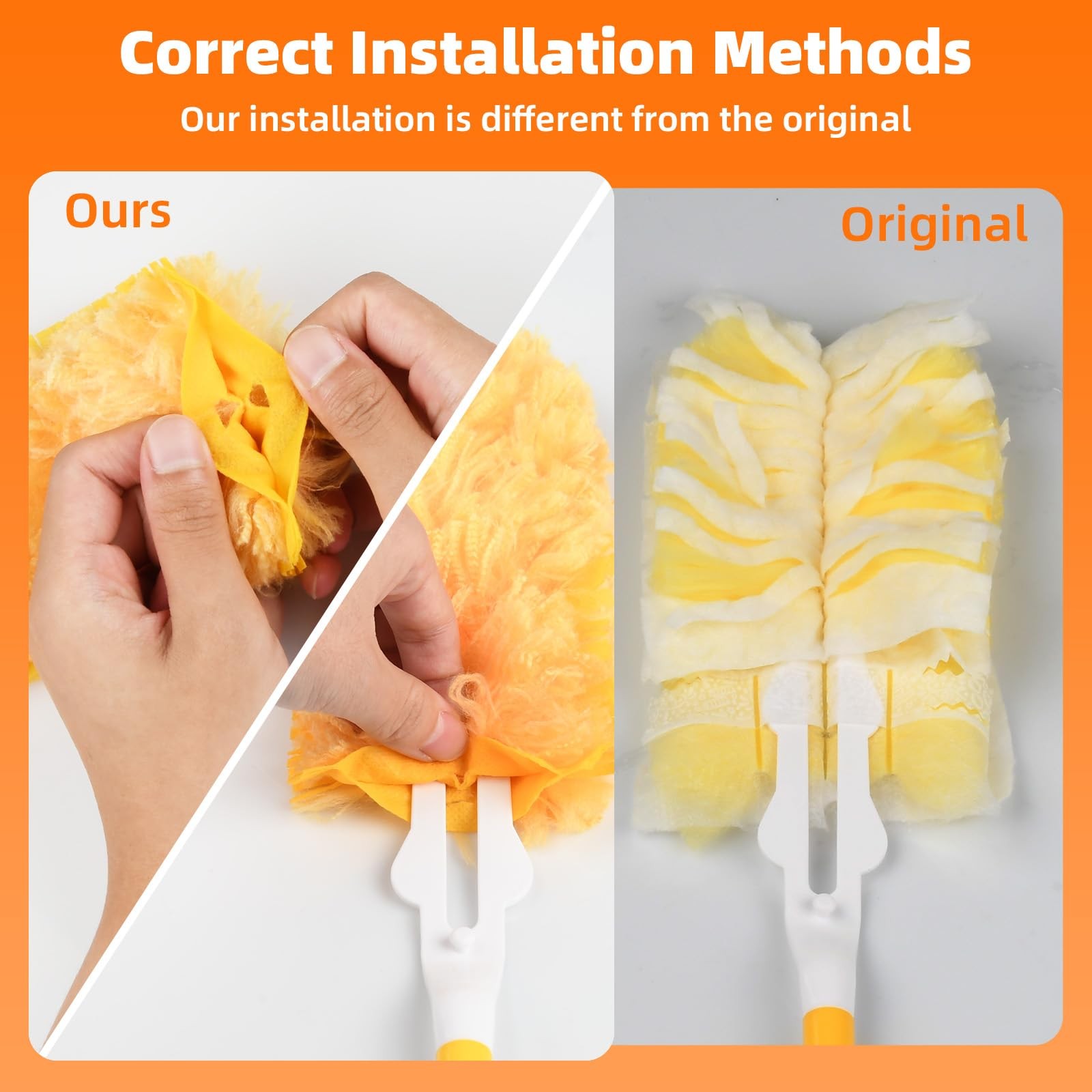 30 Pack 360 Dusters Refills for Swiffer Dusters, Unscented Heavy Duty Duster Kit