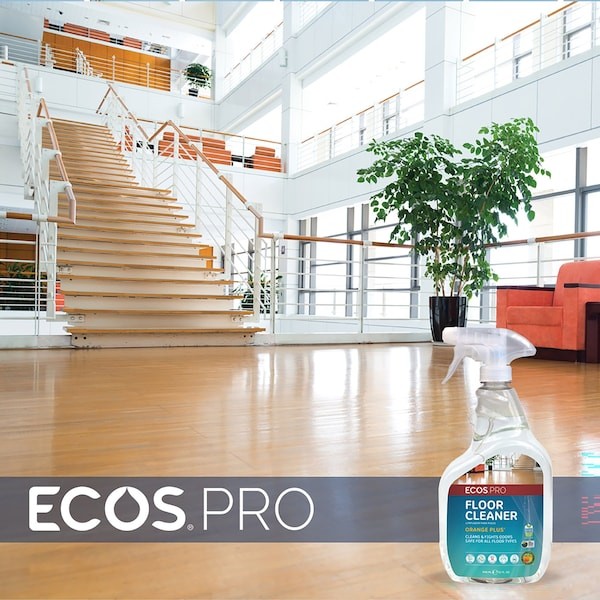 Ecos Pro Pl9295/06 Floor Cleaner,Orange,Liquid,Pk6