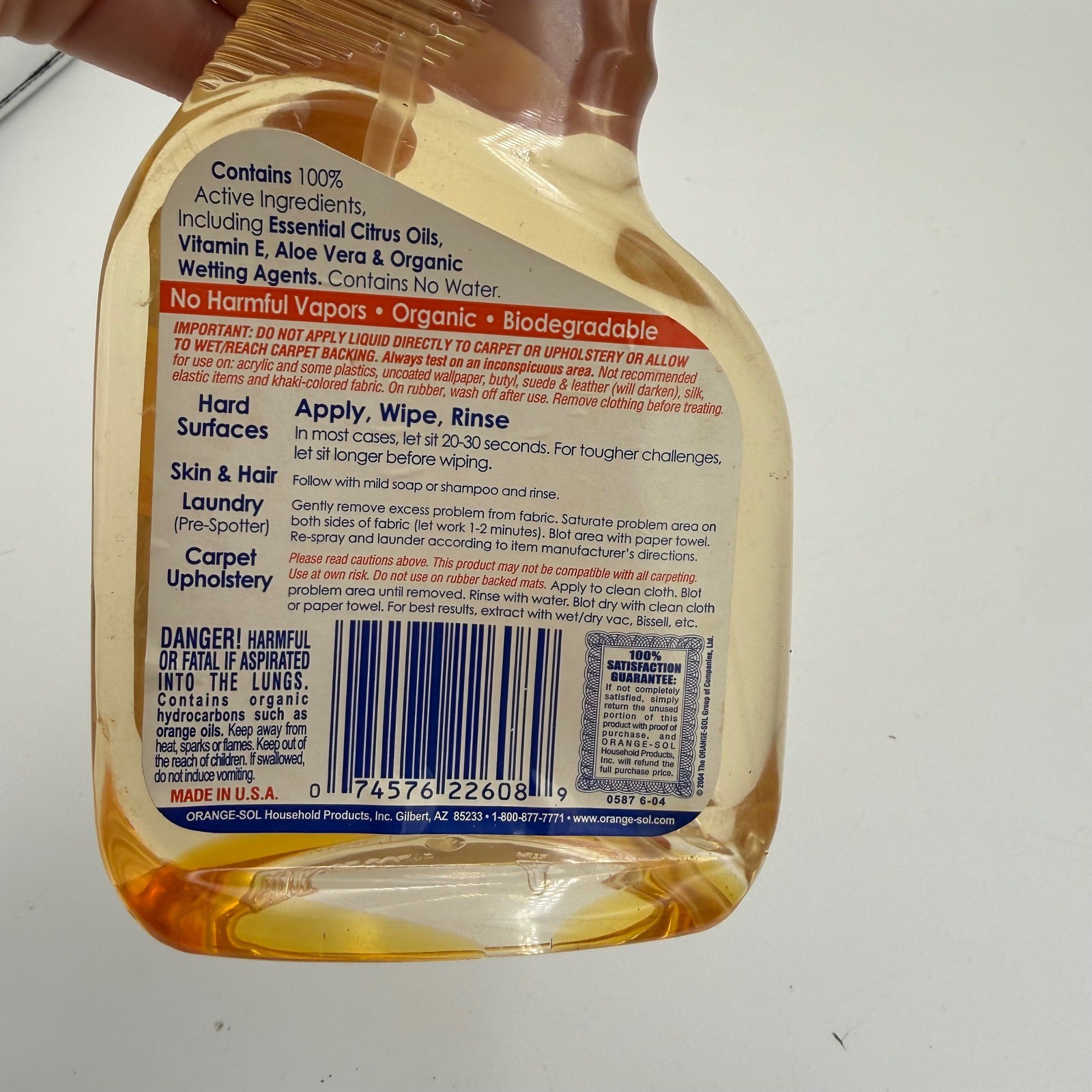 De-Solv-it Citrus Solution Multi-Purpose Remover 12.6 oz Adhesive Grease Gum