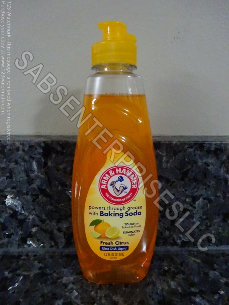 9 Arm & Hammer FRESH CITRUS Scent Dishwashing Liquid Dish Soap 7.2 FL oz. NEW
