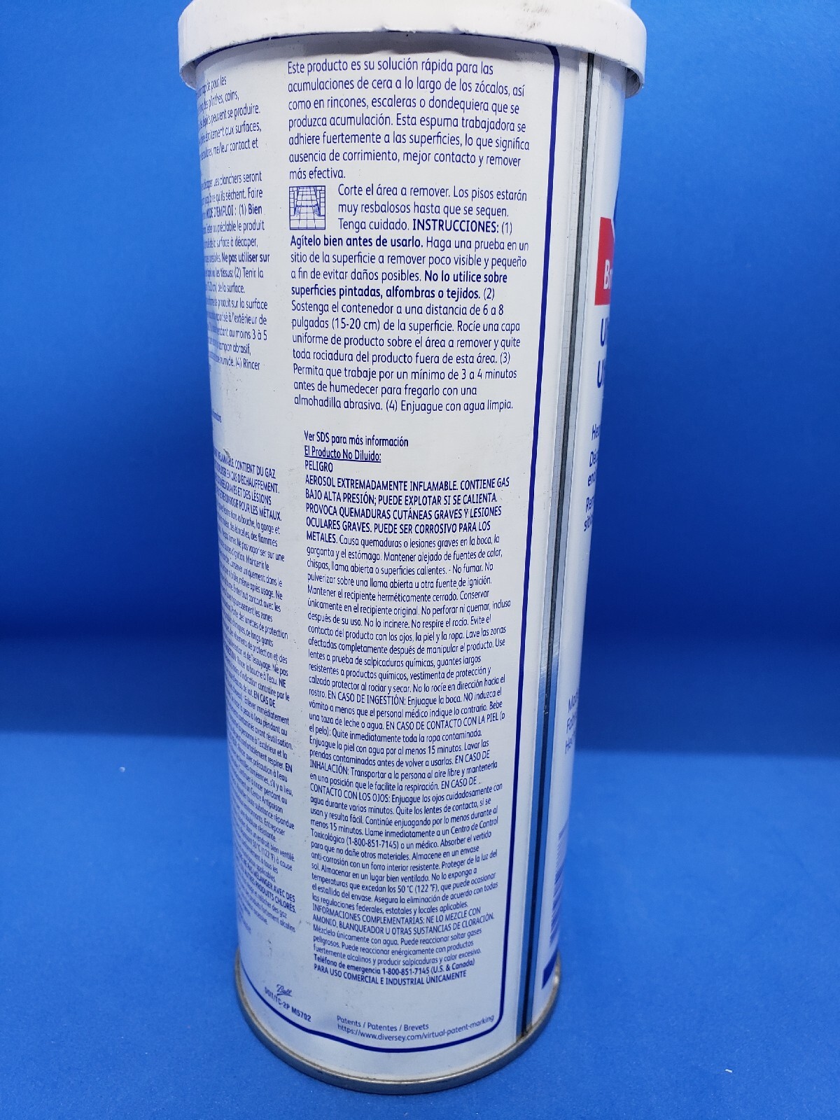 Diversey Bravo Power Foam Floor Stripper 23Oz (94966769)- NEW