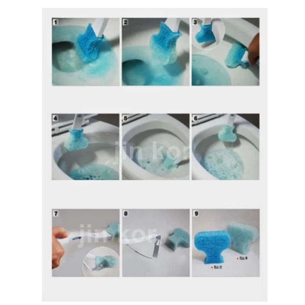 3M Scotch Brite Clean Stick Refill 30ea Disposable Toilet Bowl Cleaner No handle
