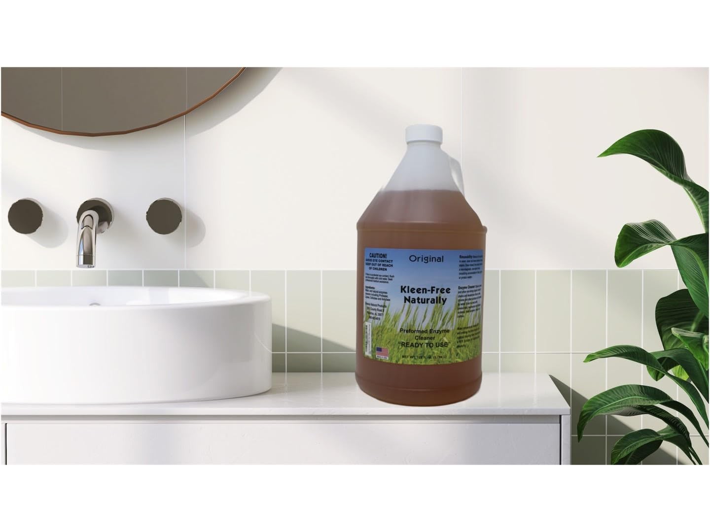 Naturally Preformed Enzyme Cleaner, Enzyme Solution, Multi-Purpose Cleaner, L…