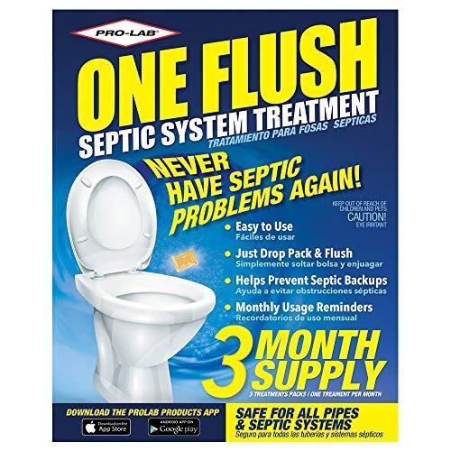 Septic Tank Treatment – 3 Month Supply Of Septic Treatment- Dissolvable Septic
