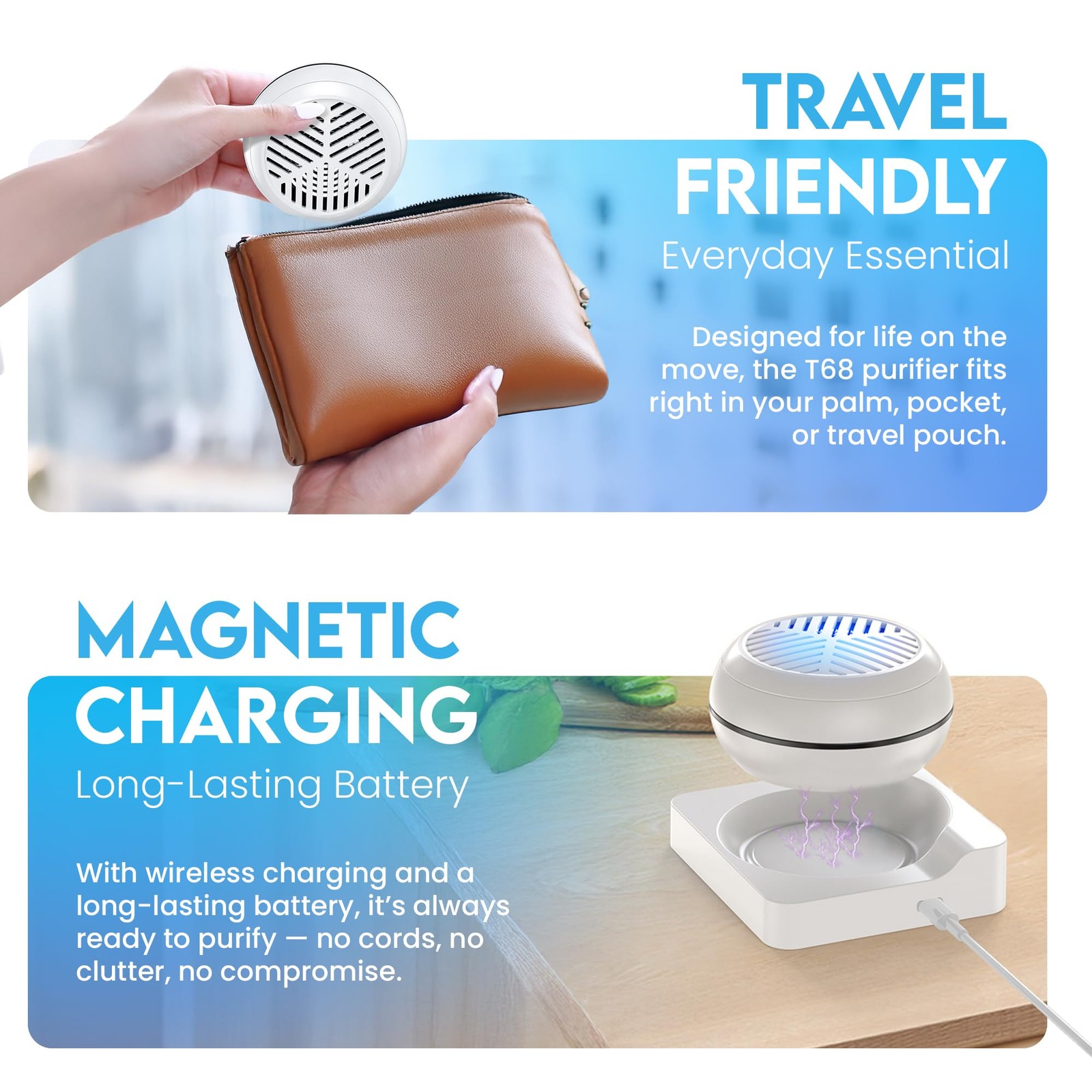 Fruit and Vegetable Washing Machine Portable USB Wireless Cleaner Device