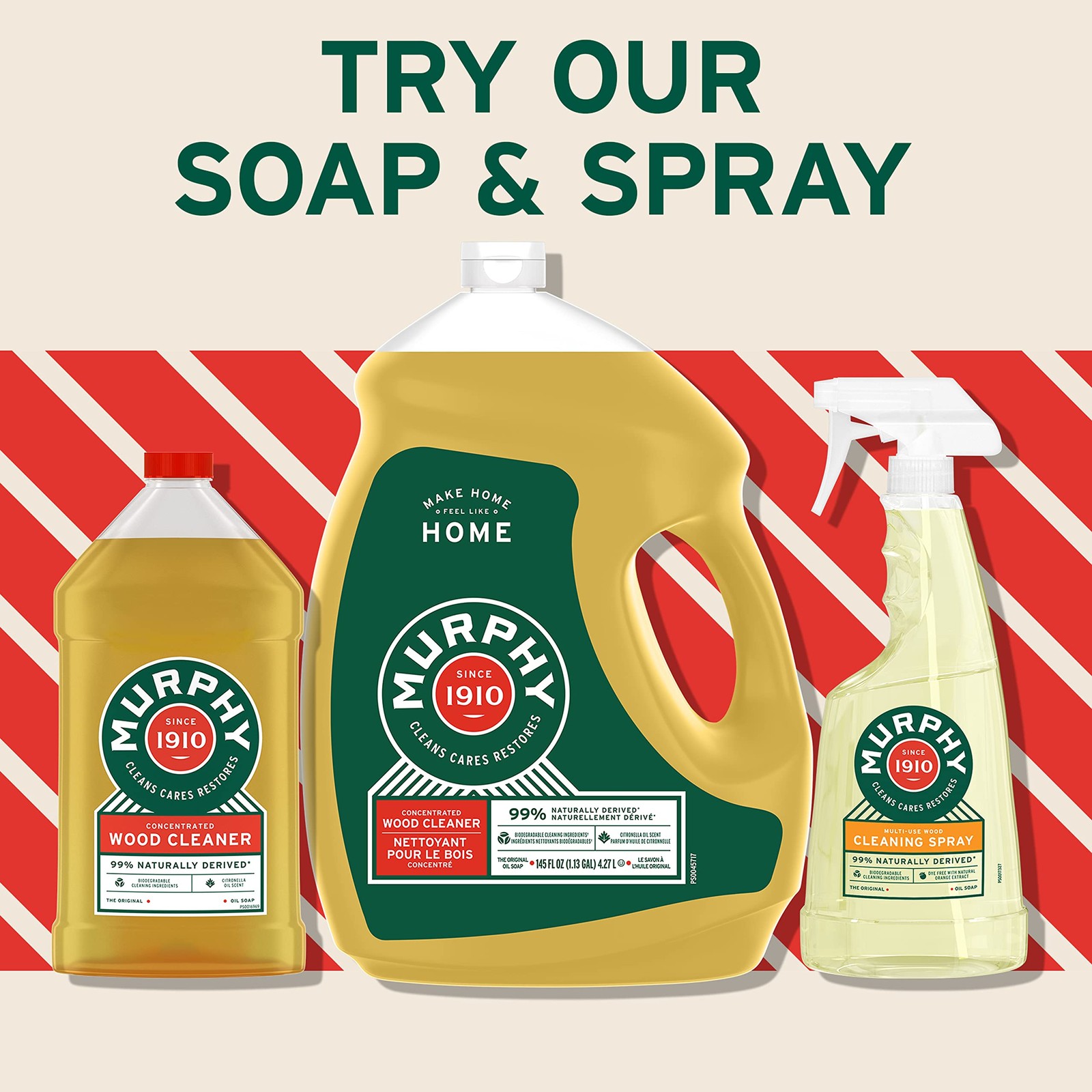 Oil Soap Wood Cleaner 32 Fluid Ounce Pack Of 3 Floor Furniture Polish Liquid