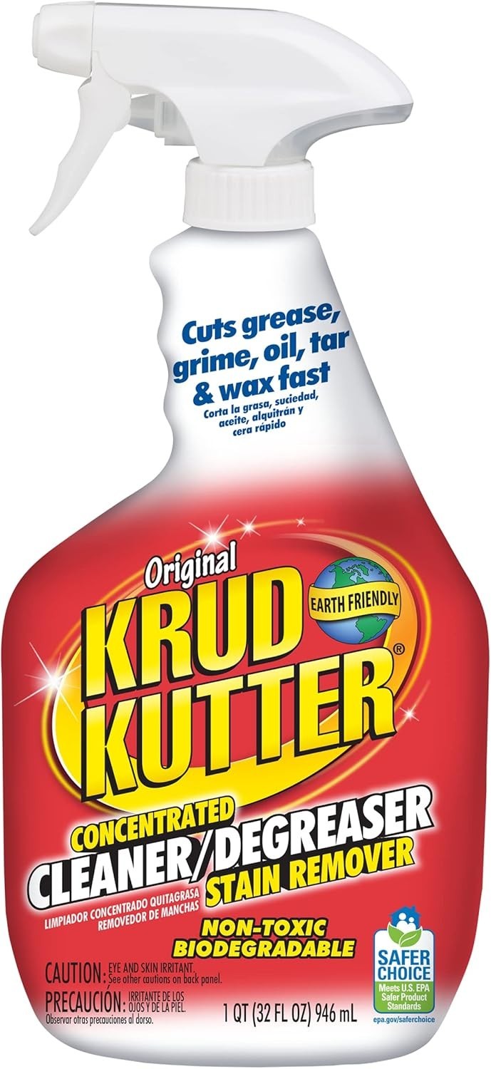 Krud Kutter Original Cleaner Degreaser Spray, 32 oz, Heavy Duty Multi Surface C