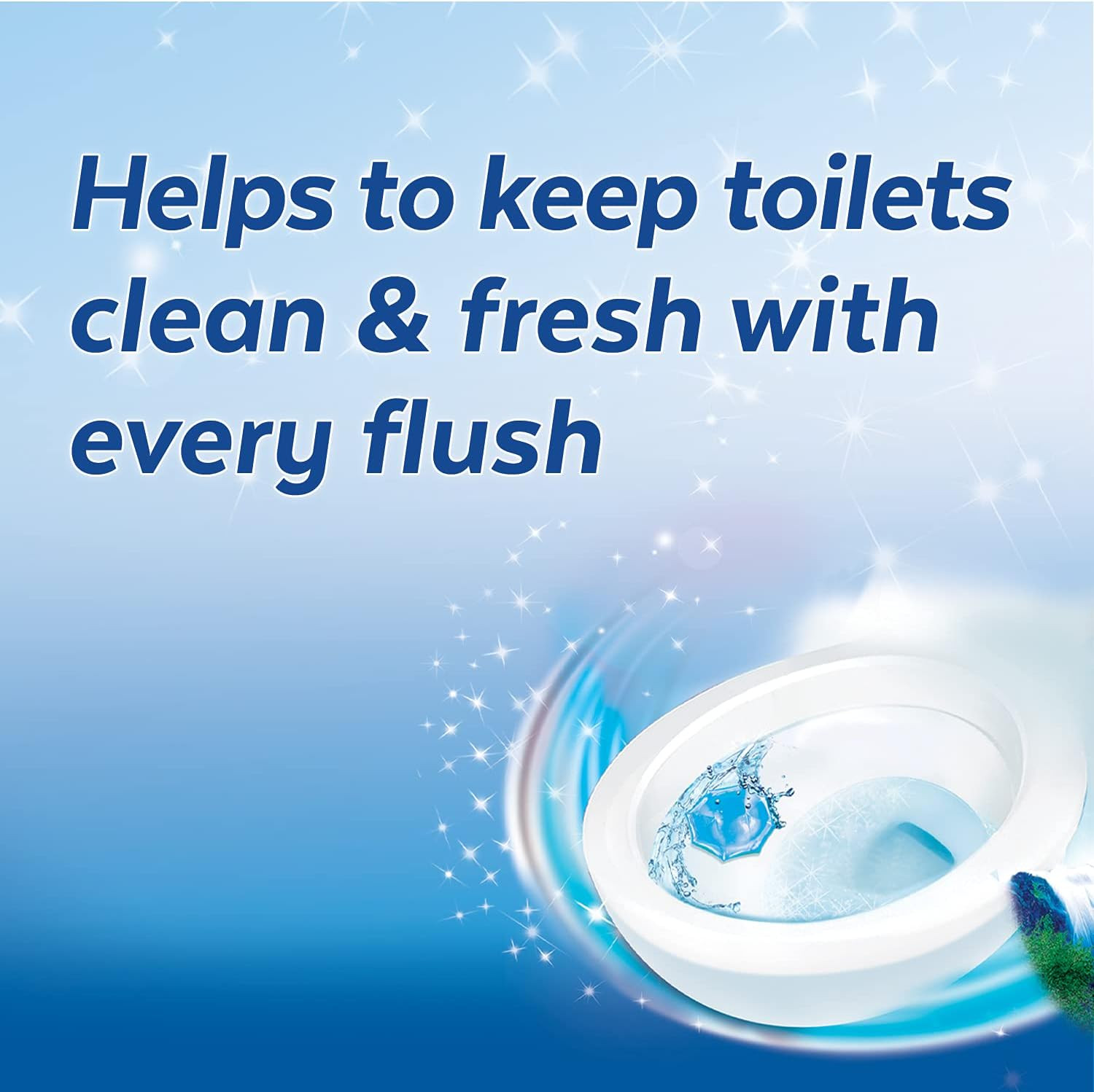 Click Gel Automatic Toilet Bowl Cleaner Ocean Fresh 6-Pack