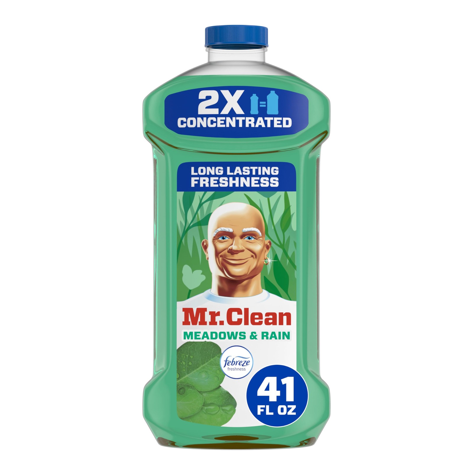 Mr. Clean All Purpose Cleaner, Meadows & Rain Scent, 41oz Concentrated Liquid