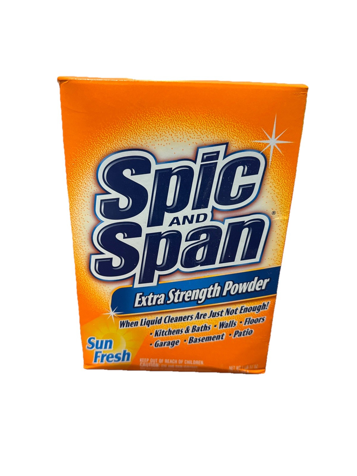 NEW Spic and Span Extra Strength Powder SUN FRESH 27 oz