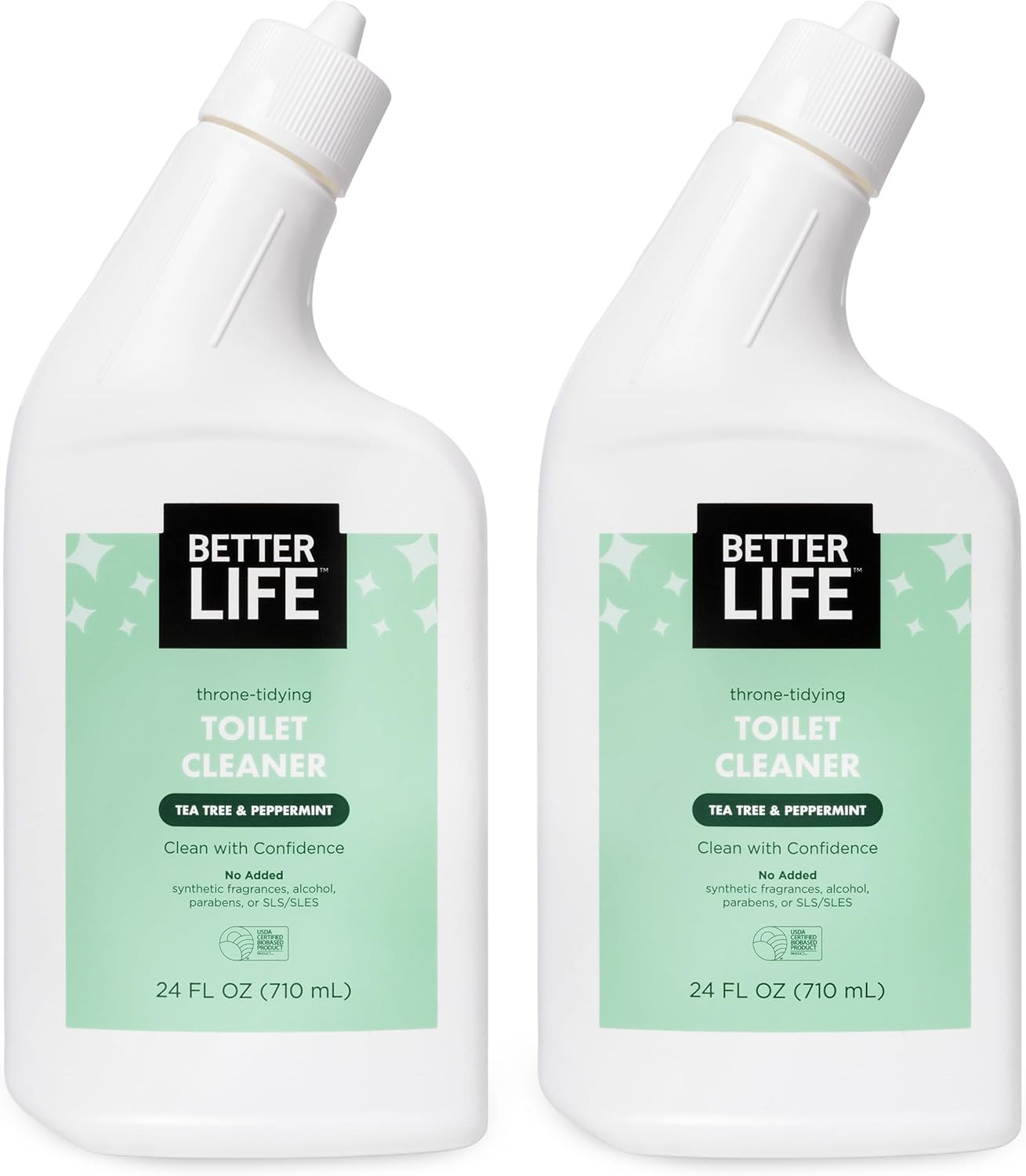 Toilet Bowl Cleaner, Plant-Based, Stain & Odor Remover, Tea Tree & Peppermint Sc