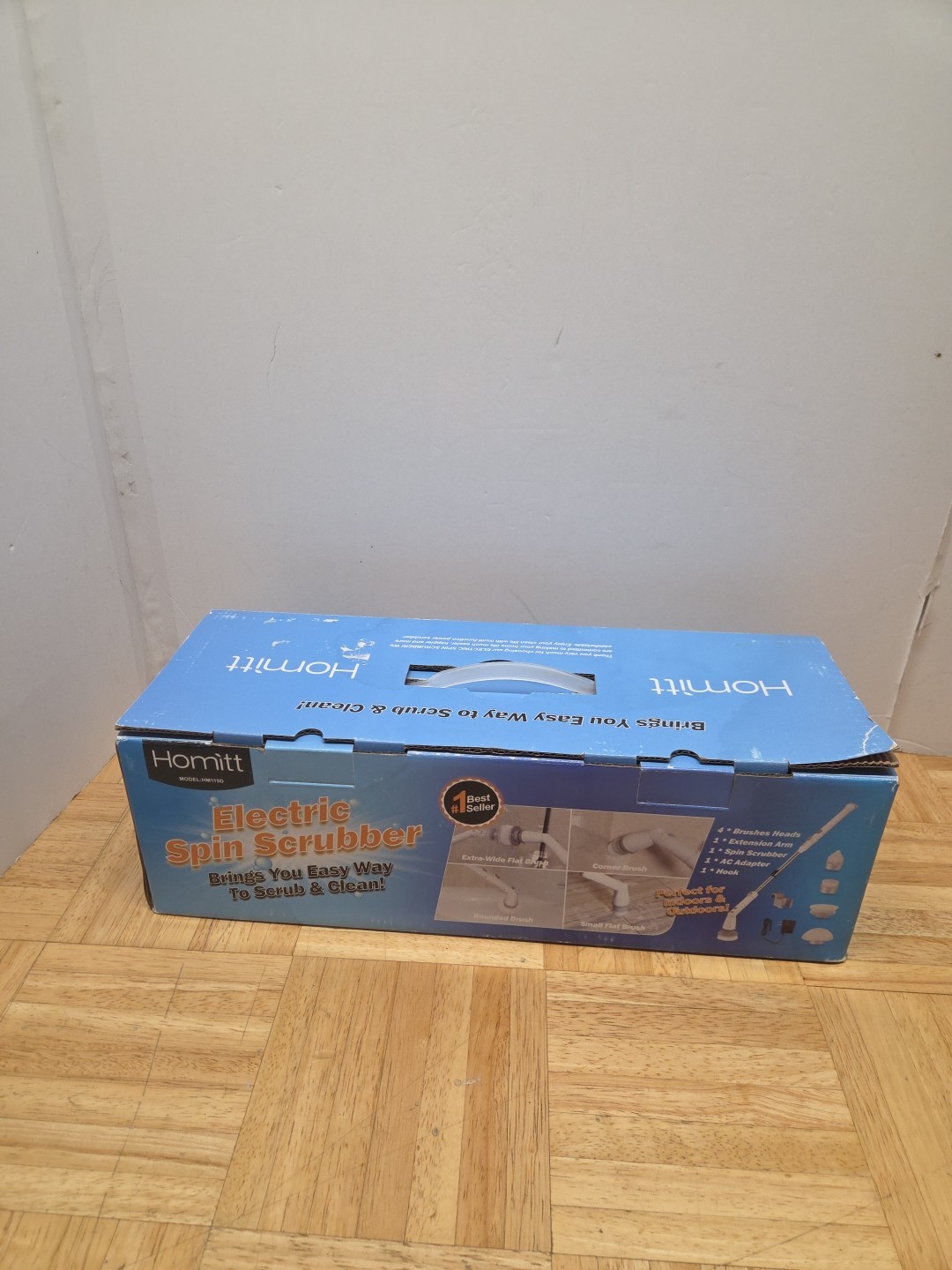 Homitt Electric Spin Scrubber Power Brush Cordless Shower Scrubber Model: HM115D
