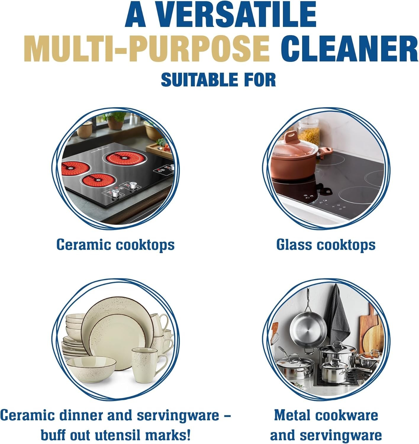 Cooktop Cleaner 2 x3 oz Multipurpose Liquid Stovetop Cleanser – Safe for Use …