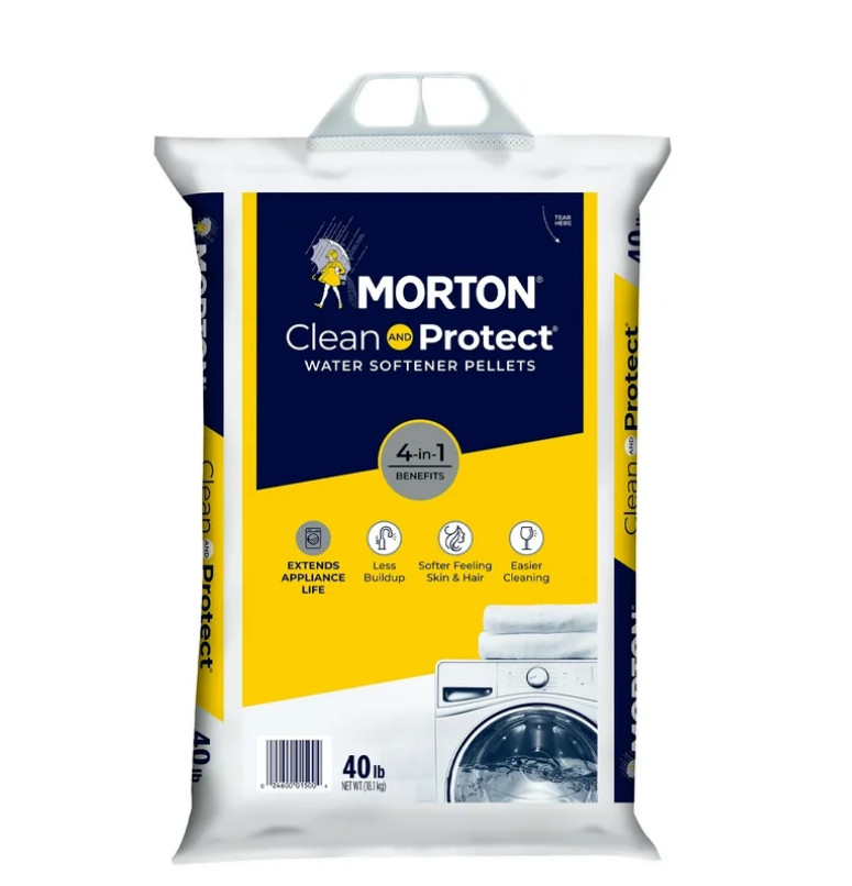 Morton Salt Clean and Protect Water Softener Salt Pellets, 40 lb. Bag (pack 2 )