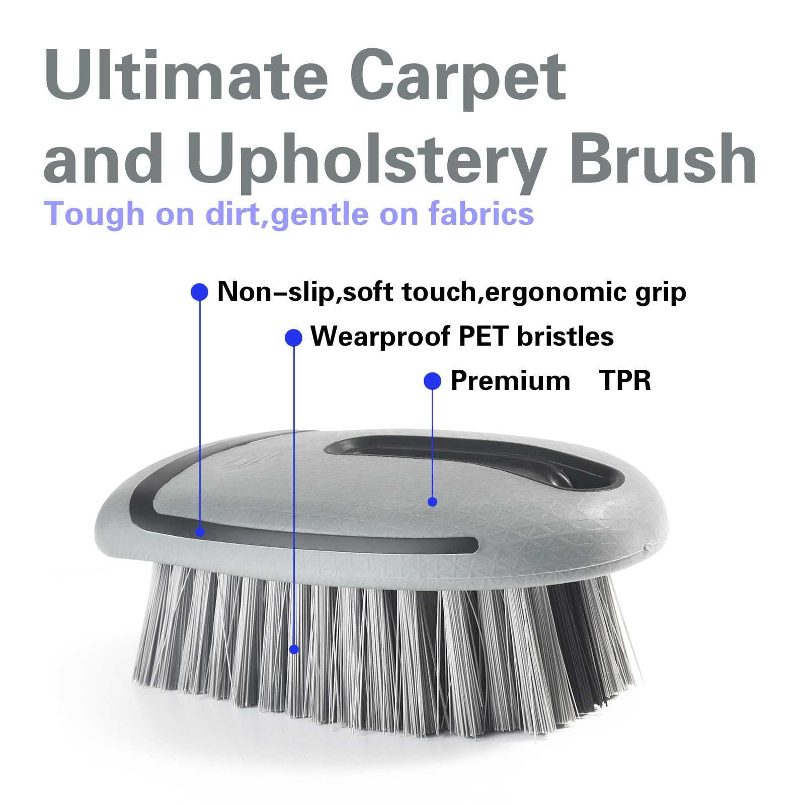 Carpet And Upholstery Cleaning Brushcarpet Scrubber Stiff Bristle Detailing Scru