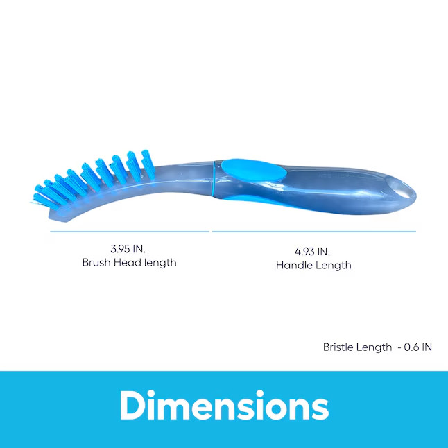 Poly fiber Stiff Tile and Grout Brush