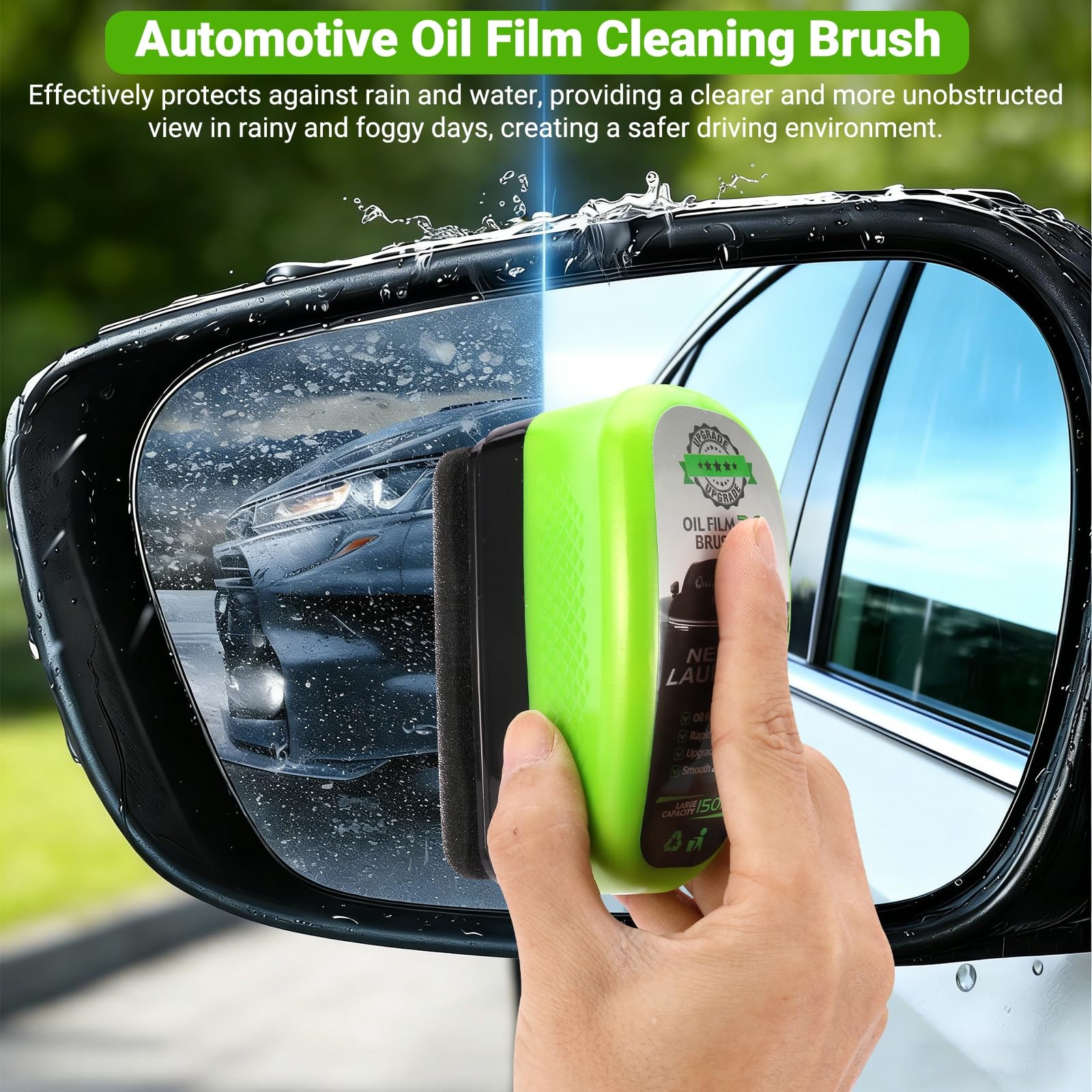 2026 Upgraded Clear Vision Glass Cleaner 2-piece Set, 2.0 Upgraded Oil-Free c…