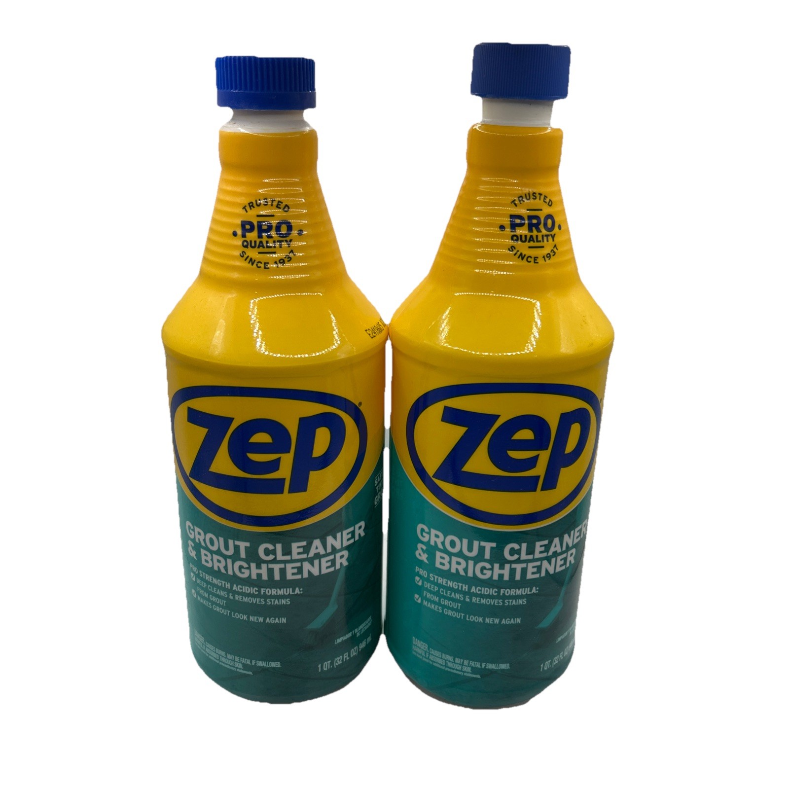 ZEP Grout Cleaner and Brightener, Non Abrasive – 32oz. (2 Pack)