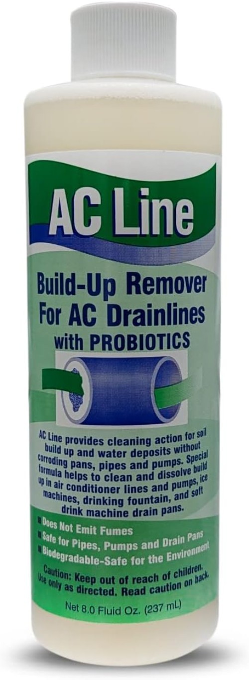 8 Fl Oz Heavy Service Drain Cleaner – Unscented Liquid for Appliance Freshness