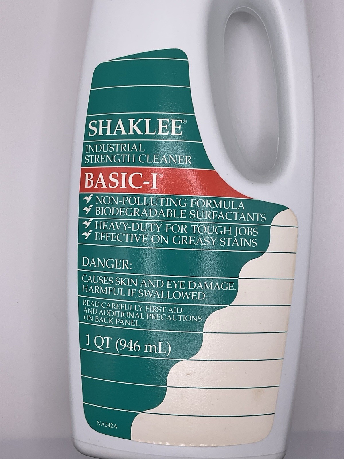 Shaklee Basic-I Industrial Strength Cleaner 1 Quart New