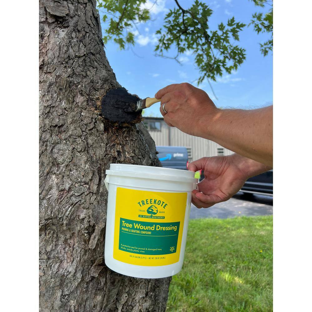 Tree Wound Dressing – 128 Oz. (1 Gal.) Tub W/Handle – Pruning Sealant and Grafti