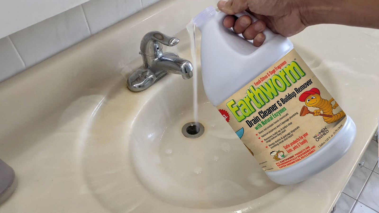 Fragrance Free Drain Cleaner – Drain Opener – Natural Enzymes, Environmentall…