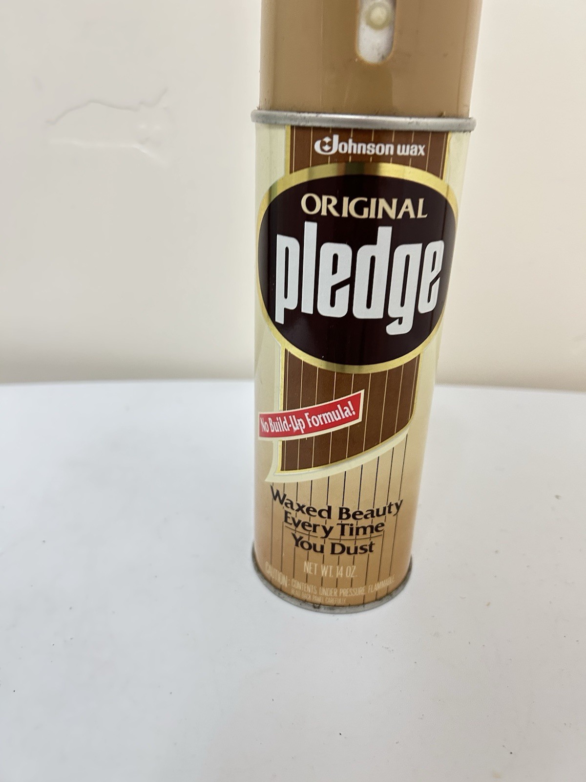VTG 1988 Pledge S.C. Johnson & Sons Dusting Wax Aerosol Spray Can -Almost Full