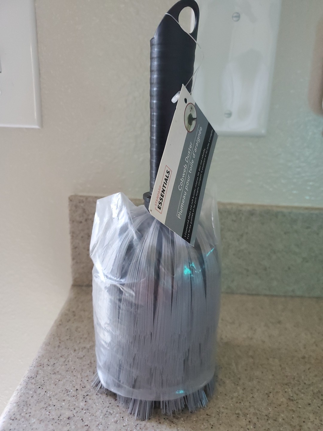 Standard Essentials Cobweb Duster Grey Cleaning System New