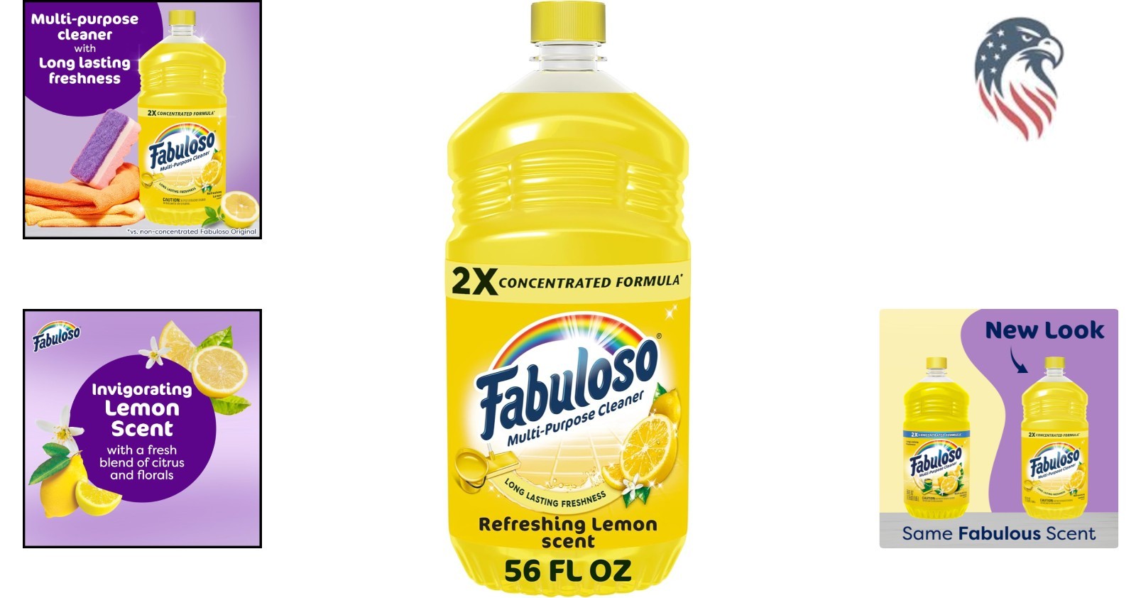Multi-Purpose Cleaner Compatible With Most Surfaces 56oz Lemon Scent