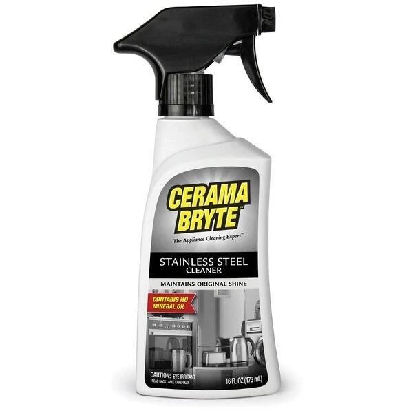 Cerama Bryte 40616 Stainless Steel Appliance Cleaner, 16-Fl. Oz. Trigger Spray