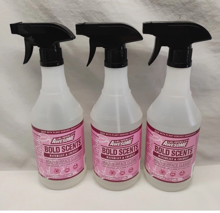 3 PACK- LA’s Totally Awesome Plant-Based Multi-Surface Cleaner Cruelty Free 24oz