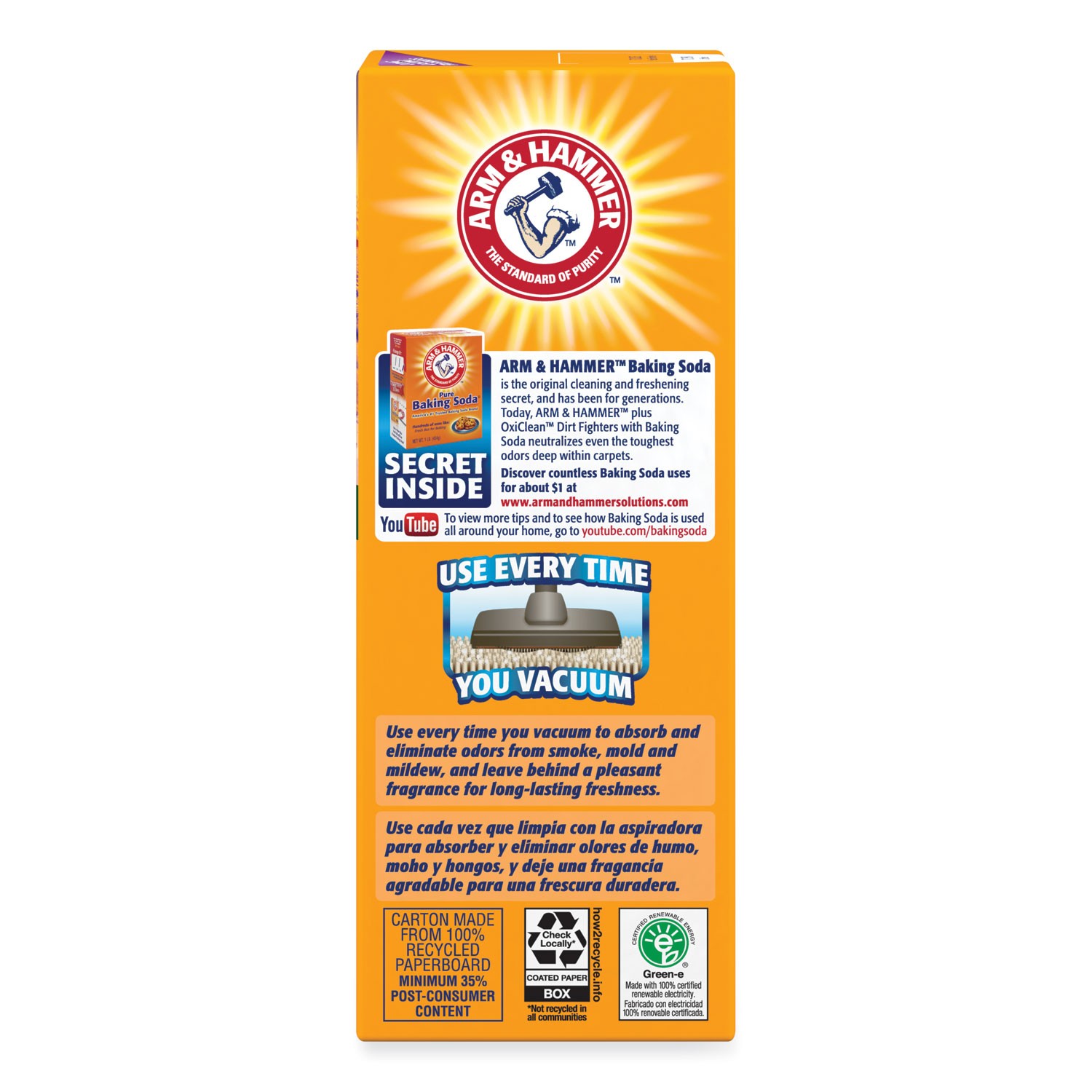Arm & Hammer? Fresh Scentsations Carpet Odor Eliminator, Island Mist, 30 oz Box,