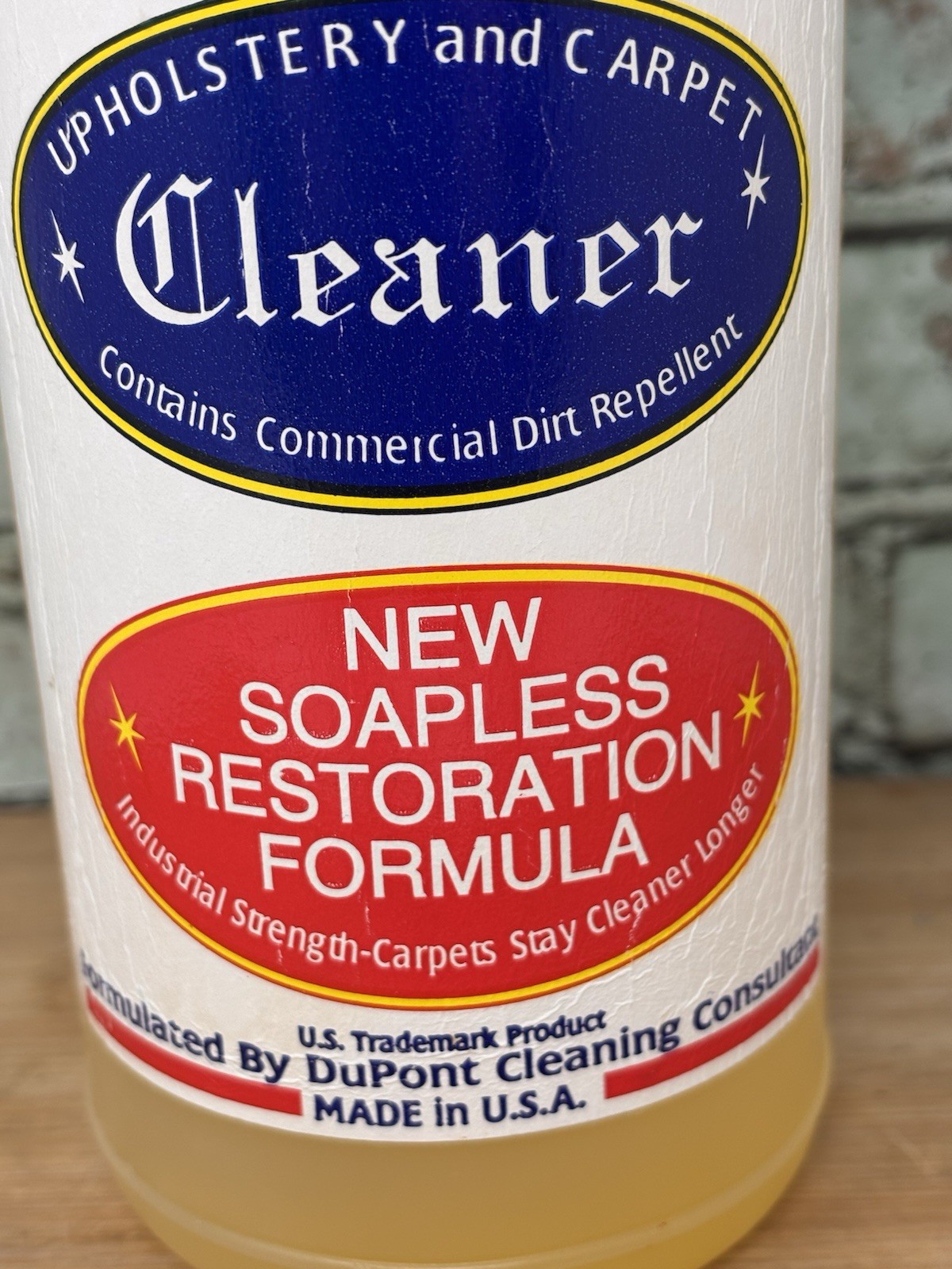 PA Wonder Products Upholstery and Carpet Cleaner Soapless Formula USA Open Btl
