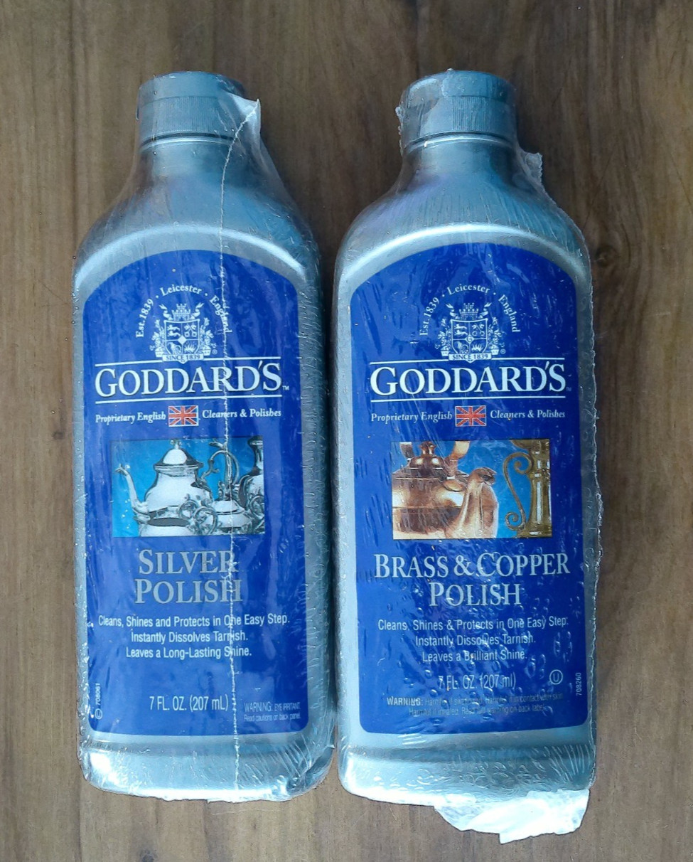 1 Each 7oz Goddard’s Brass & Copper Polish & Silver Polish Free US Shipping