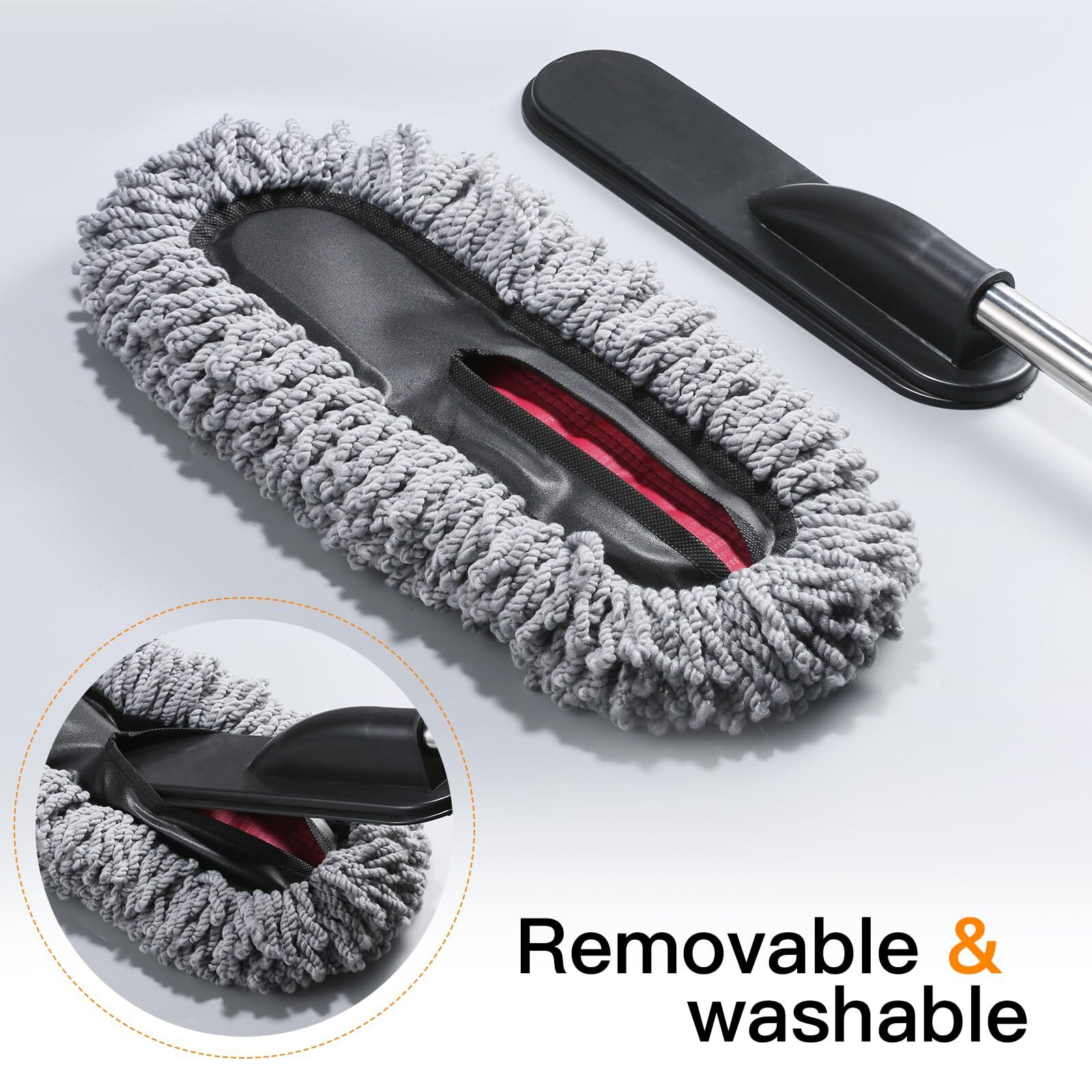 3 Pack Large Microfiber Car Duster Exterior Scratch Free With Extendable Car Dus
