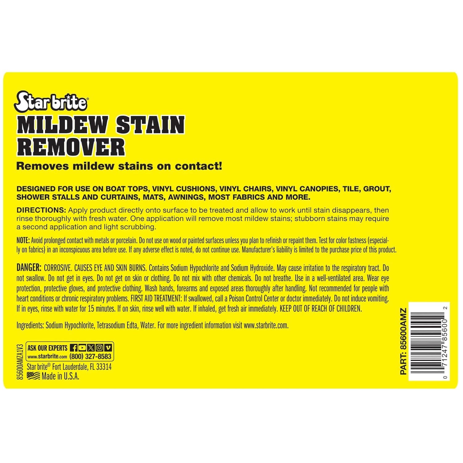 Fast-Acting Mold Cleaner – Safe for Boat Upholstery
