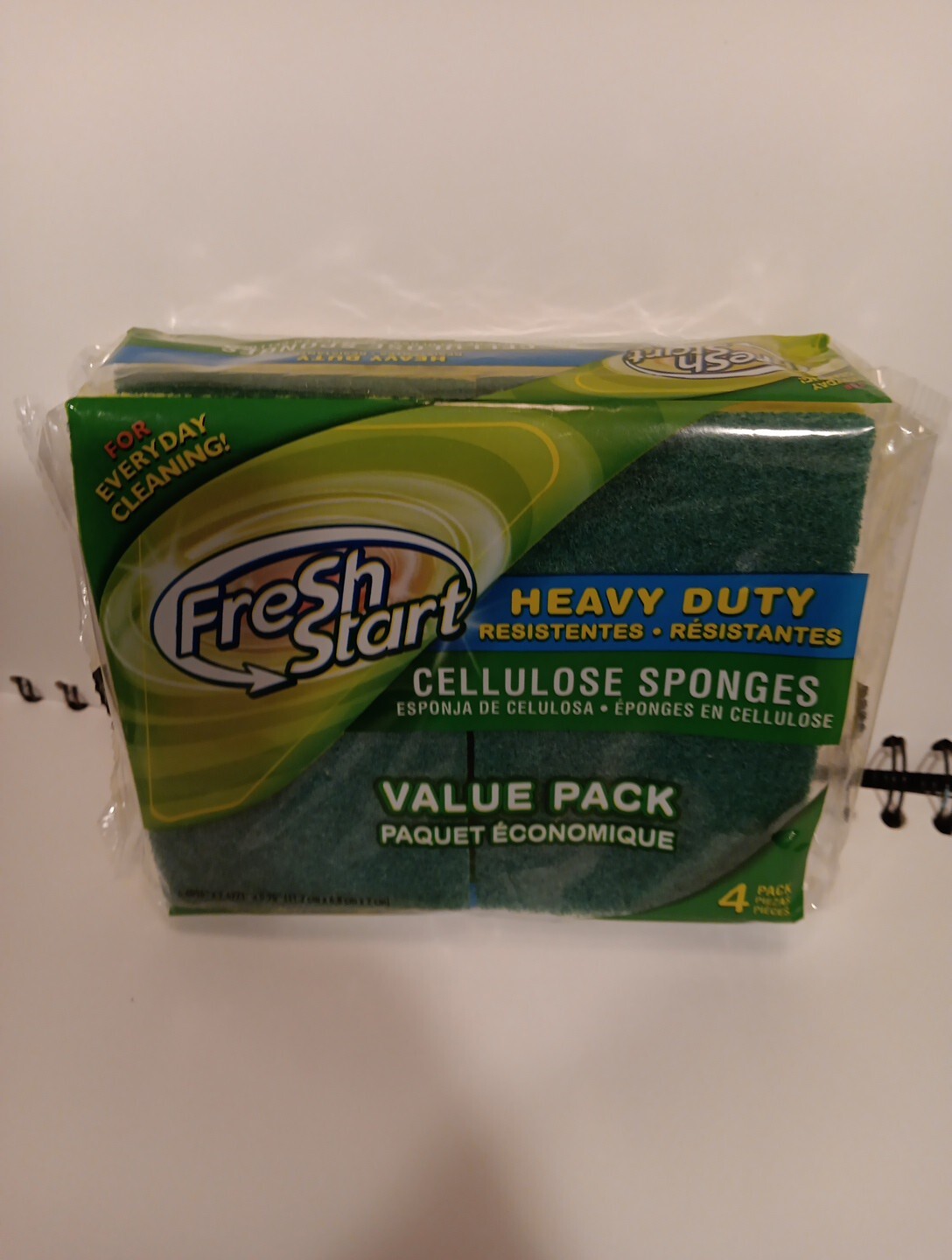 Sponges, Heavy duty cellulose sponges value 4 Pack, Great for all Tough Cleaning