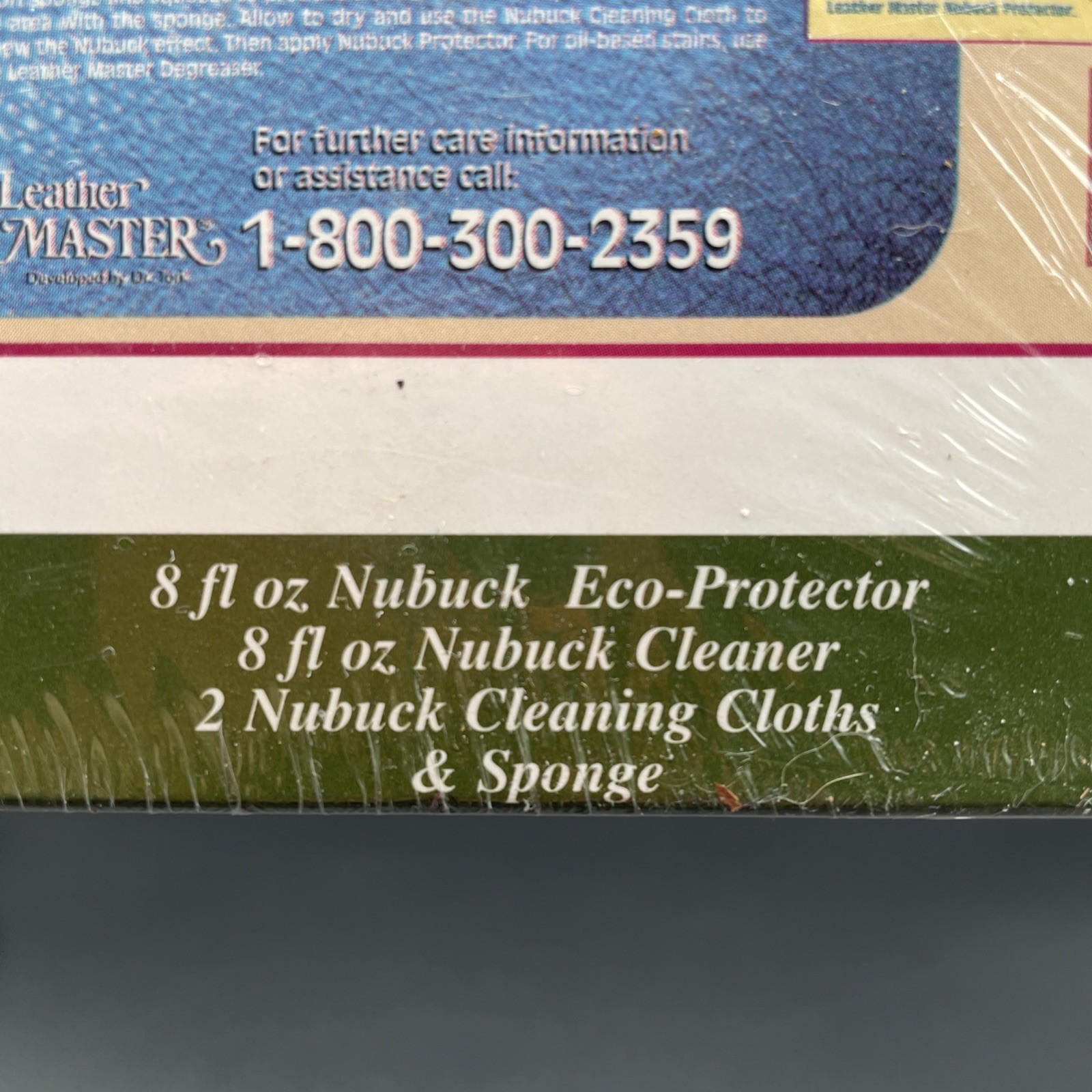 Brand New Stainsafe Nubuck Leather Care Protection Program Leather Master NIB